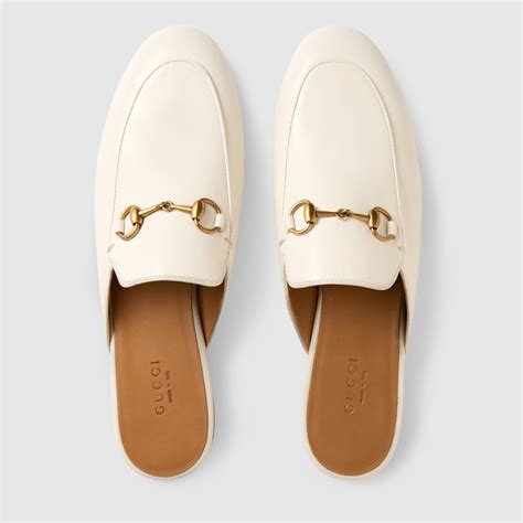 white princetown gucci|gucci princetown leather slipper women.